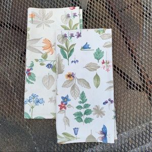 Longaberger Botanical Fields Napkins/Fabric Square